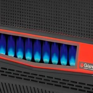 გაზის გამათბობელი GILAN GDS-311-C BLACK GLASS (75-80 მ²)