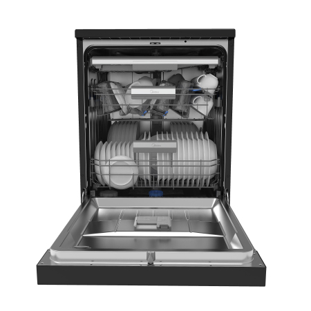 Midea MFD60S510Bi შავი ჭურჭლის სარეცხი მანქანა