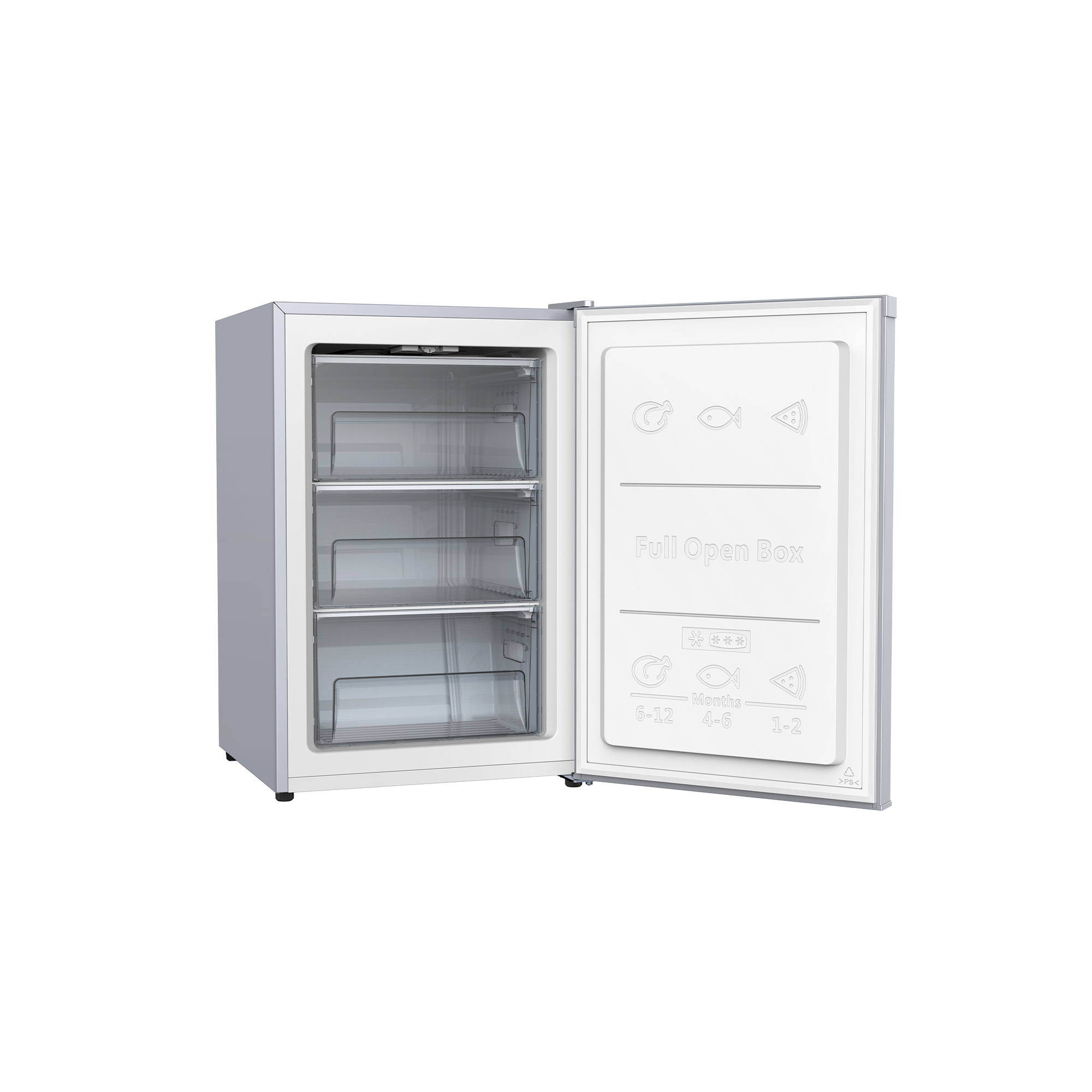 საყინულე მაცივარი MARAZZI BD-97-53H(S) ვერცხლისფერი - Image 2