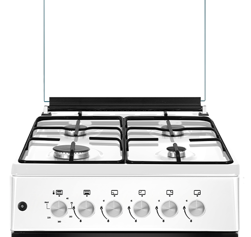 გაზქურა ALNEO ALN 6070B WHITE - Image 2